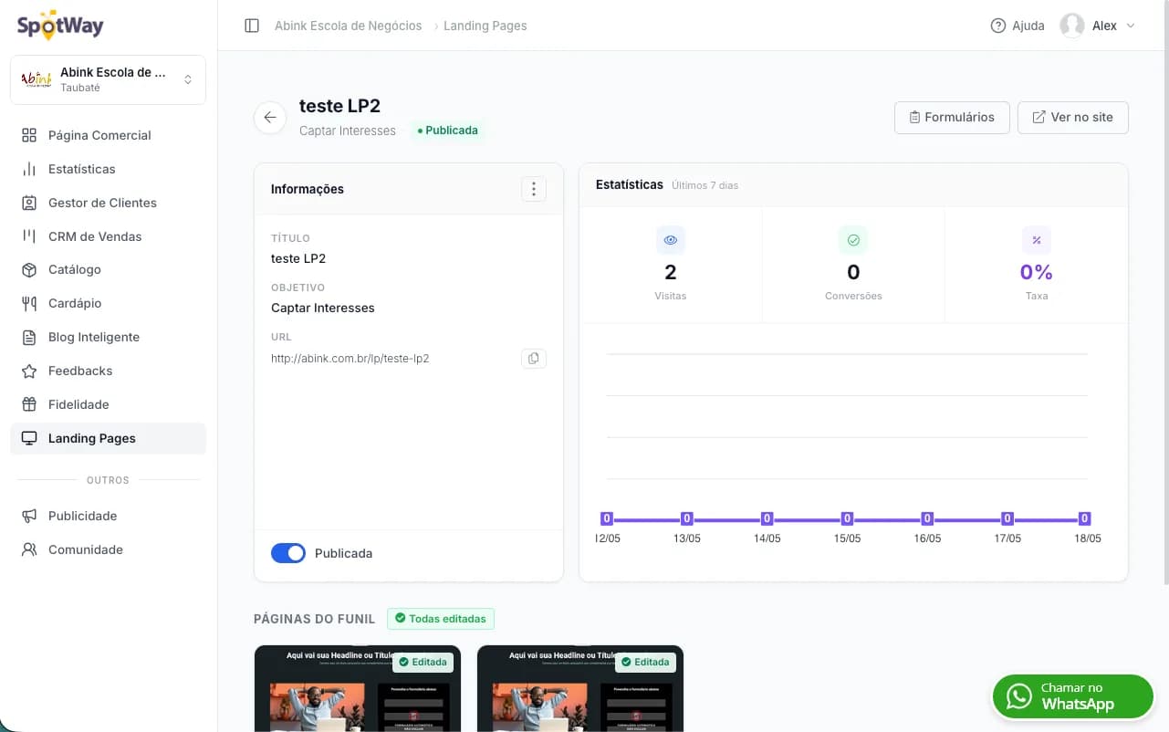 Criador de Landing Pages Guia Taubaté